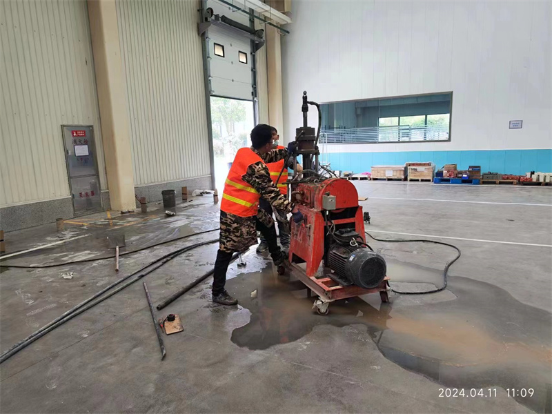 郴州厂房地面下沉塌陷注浆加固施工